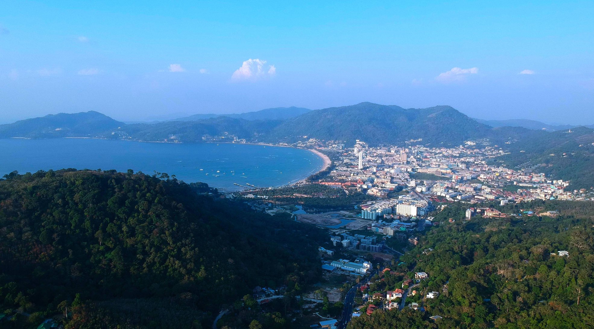 Panoramic Aerial Views of Phuket Thailand